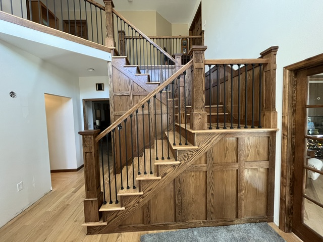 Elegant Staircase Remodel in Firestone, CO