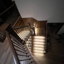 elegant-staircase-remodel-in-firestone-co 13