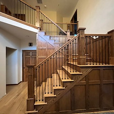 elegant-staircase-remodel-in-firestone-co 9